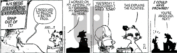 Over the Hedge on Monday December 26, 2005 Comic Strip