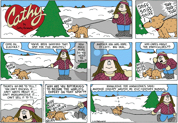 Cathy Classics on Sunday January 15, 2012 Comic Strip
