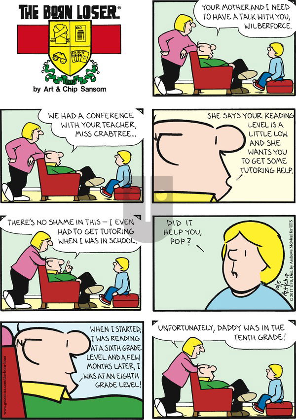 The Born Loser - Sunday October 15, 2017 Comic Strip