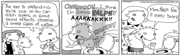 Soup to Nutz - Old on Friday April 14, 2000 Comic Strip