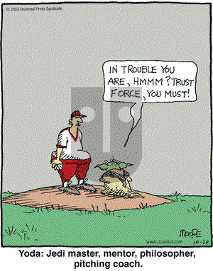 In the Bleachers on Monday October 20, 2003 Comic Strip