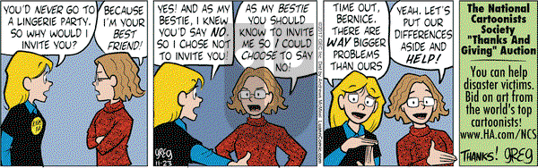 Luann on Thursday November 23, 2017 Comic Strip
