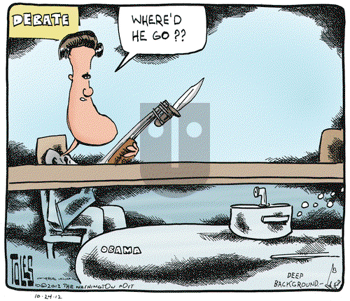 Tom Toles on Wednesday October 24, 2012 Comic Strip