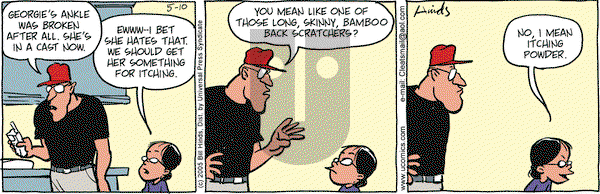 Cleats on Tuesday May 10, 2005 Comic Strip