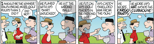 Drabble on Thursday August 22, 2013 Comic Strip