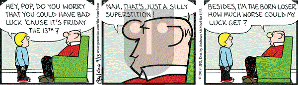 The Born Loser on Friday September 13, 2019 Comic Strip