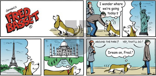 Fred Basset on Sunday October 7, 2018 Comic Strip