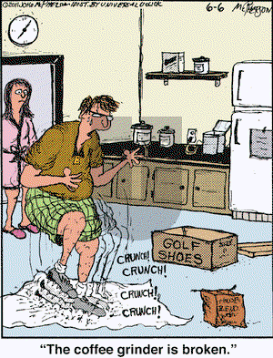 Close to Home on Monday June 6, 2011 Comic Strip