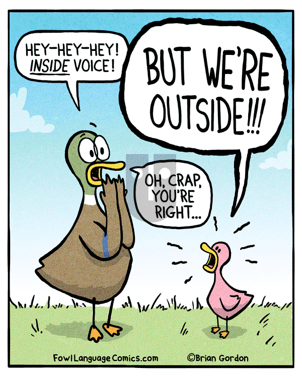 Fowl Language on Monday September 26, 2016 Comic Strip