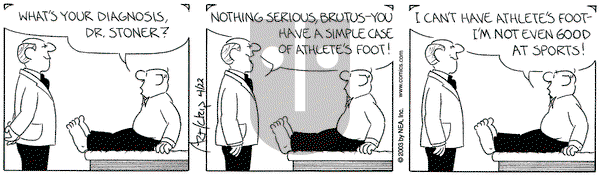 The Born Loser on Tuesday April 22, 2003 Comic Strip