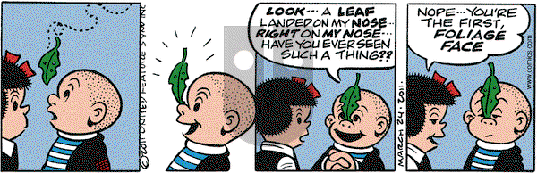 Nancy on Thursday March 24, 2011 Comic Strip