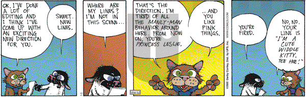 Get Fuzzy on Saturday January 12, 2008 Comic Strip