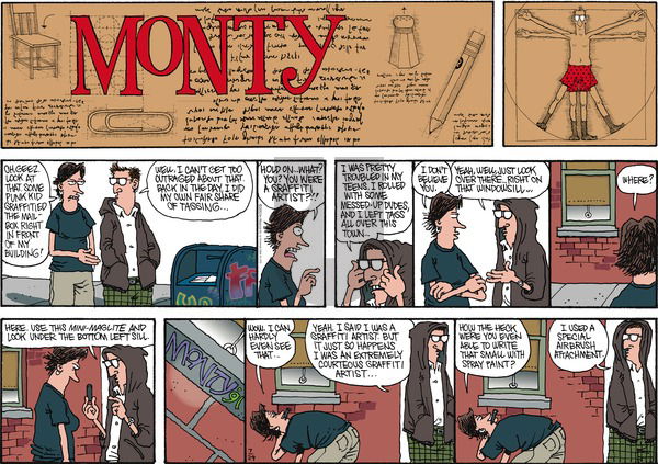 Monty on Sunday July 29, 2012 Comic Strip