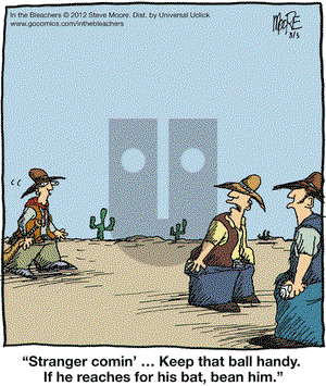 In the Bleachers on Friday August 3, 2012 Comic Strip