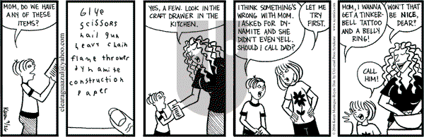 Clear Blue Water on Tuesday September 26, 2006 Comic Strip