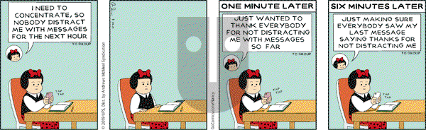 Nancy on Saturday August 24, 2019 Comic Strip