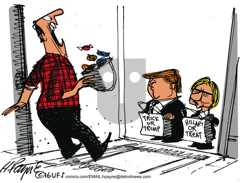 Henry Payne on Monday October 24, 2016 Comic Strip