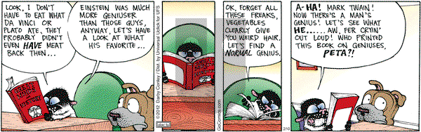 Get Fuzzy on Friday February 10, 2012 Comic Strip