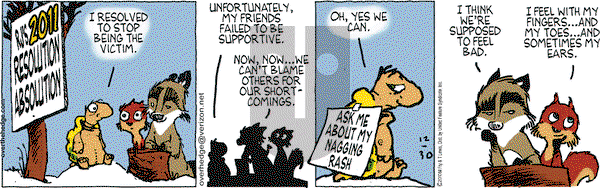 Over the Hedge on Thursday December 30, 2010 Comic Strip