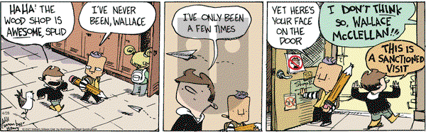 Wallace the Brave on Wednesday April 28, 2021 Comic Strip