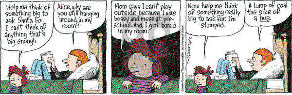 Cul de Sac on Saturday December 5, 2015 Comic Strip