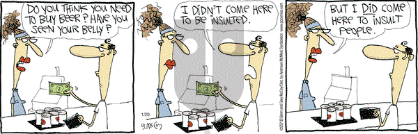 The Duplex on Saturday January 20, 2018 Comic Strip