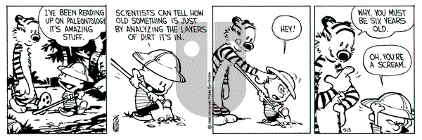 Calvin and Hobbes on Tuesday May 3, 1988 Comic Strip