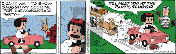 Nancy on Saturday February 4, 2012 Comic Strip