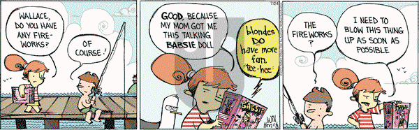 Wallace the Brave on Wednesday July 24, 2019 Comic Strip