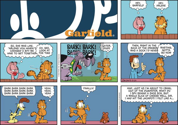 Garfield - Sunday September 24, 2023 Comic Strip