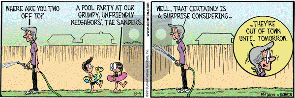 Grand Avenue on Monday August 9, 2010 Comic Strip