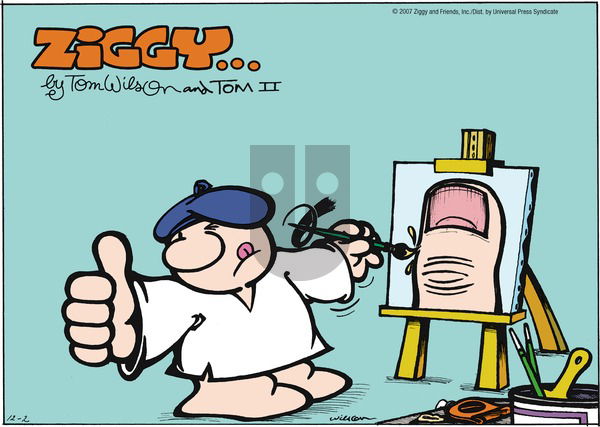 Ziggy on Sunday December 2, 2007 Comic Strip