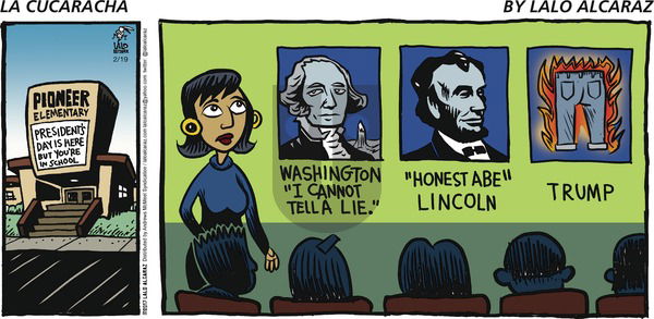 La Cucaracha on Sunday February 19, 2017 Comic Strip