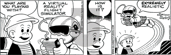 Nancy on Monday January 29, 2001 Comic Strip
