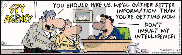 Frank and Ernest on Thursday November 24, 2016 Comic Strip