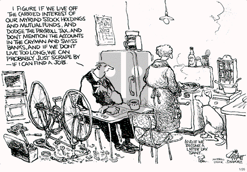 Pat Oliphant on Thursday January 26, 2012 Comic Strip