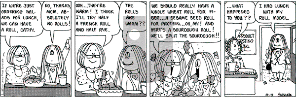 Cathy Classics on Tuesday October 18, 1983 Comic Strip