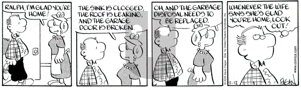 Drabble on Saturday February 12, 2005 Comic Strip