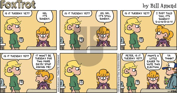FoxTrot on Sunday November 4, 2018 Comic Strip