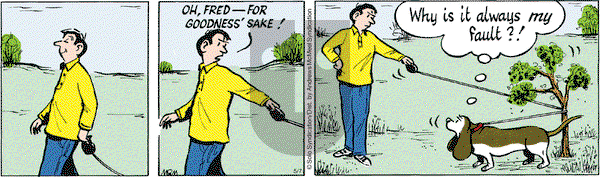 Fred Basset on Monday May 7, 2018 Comic Strip