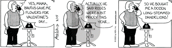 The Born Loser on Tuesday February 15, 2005 Comic Strip