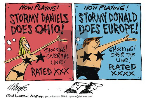 Henry Payne on Sunday July 15, 2018 Comic Strip
