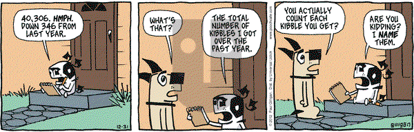 Pooch Cafe on Monday December 31, 2012 Comic Strip