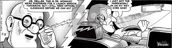 Alley Oop on Monday May 9, 2011 Comic Strip