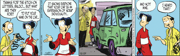 Baldo on Monday December 27, 2004 Comic Strip
