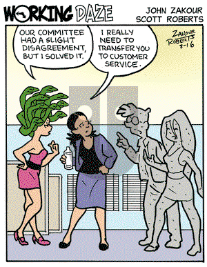 Working Daze on Saturday August 16, 2008 Comic Strip
