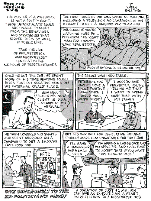 Tom the Dancing Bug on Sunday December 13, 1998 Comic Strip