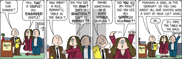 Cathy Classics on Tuesday March 2, 2004 Comic Strip