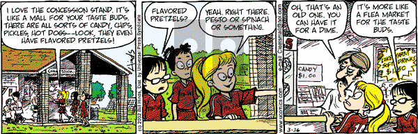 Cleats - Tuesday March 26, 2002 Comic Strip