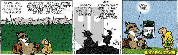 Over the Hedge on Saturday September 26, 2009 Comic Strip